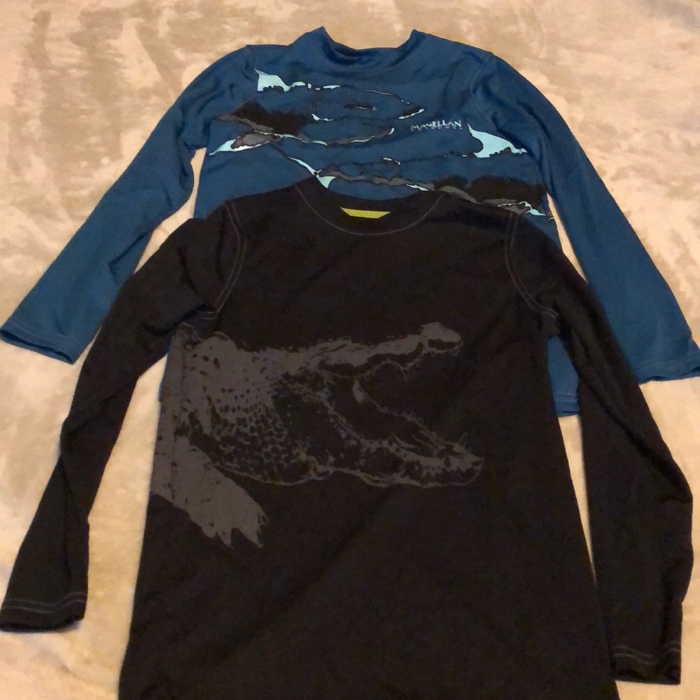 2 long sleeve dry wick shirts